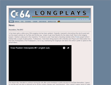 Tablet Screenshot of c64-longplays.de